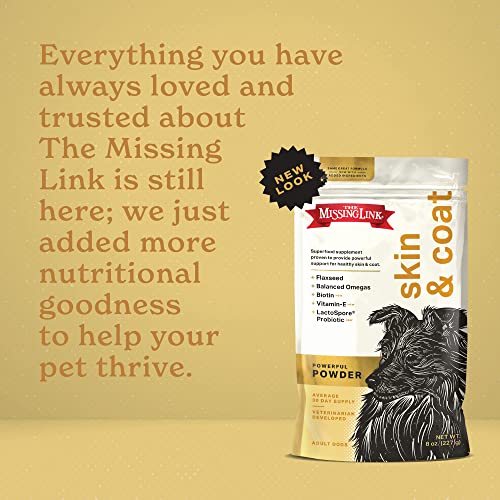 The Missing Link Skin & Coat Probiotics Superfood Supplement Powder for