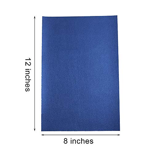 Craft Leather Fabric Pebbled Faux Leather Sheets PU Vinyl Leather for Bows Headband Earrings A4 Size, 10 Colors