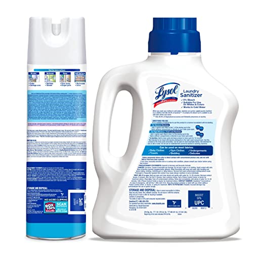 Lysol Laundry Sanitizer, Antibacterial Fabric Sanitizer, Crisp Linen