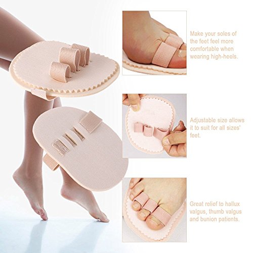 image for Dr.Tu Triple Toes Straightener,Hammer Crooked Overlapping Toe Splint C