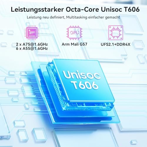 Android 16 Tablet mit Tastatur, 24 GB RAM+256 GB ROM (2 TB TF)
