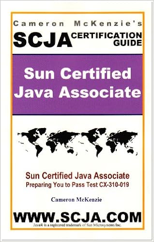 Scja Sun Certified Java Associate Study Guide For Test Cx 310 019 Mckenzie Cameron W Amazon Com Mx Libros