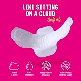 FLO Extra Long Bamboo Sanitary Pads 10 Pack Organic Vegan Cruelty Free view 4