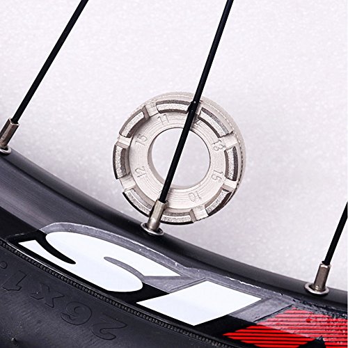 BASEEING Bike Spoke Tool Bicycle Spoke Wrench Cycling Pocket Tools 6 in