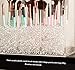 Acrylic Clear Covered Makeup Brush Holder with Dustproof Lid, Pearls Beads, Large Capacity for Cosmetic Brush Storage