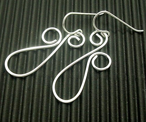 Sterling Silver Spiral Earrings by Cloud Cap Jewelry