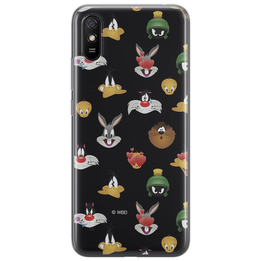 ERT GROUP mobile phone case for Xiaomi REDMI 9A original and officially Licensed Looney Tunes pattern 007 optimally adapted to the shape of the mobile phone, case made of TPU
