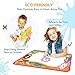 AiToy Aqua Magic Mat, Water Drawing Mat Extra Large Kids Toys Toddlers Painting Board Writing Mats with 2 Magic Pens and Letter Templates for Boys Girls Gift (34.5