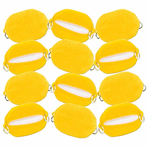 Figures Toy Company Set of 12 Yellow Cloth Turnbuckles for Wrestling Ring