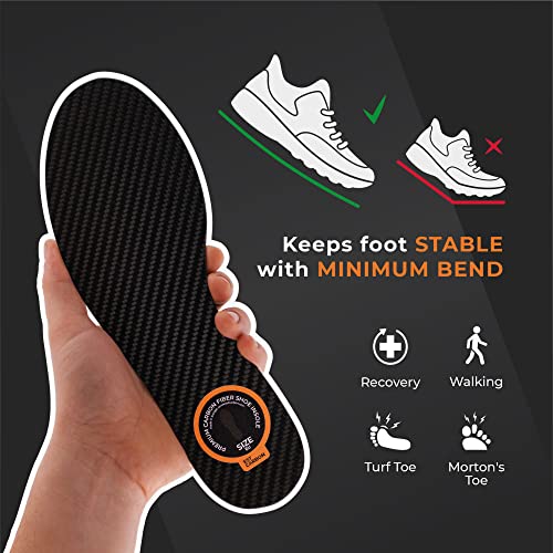 Carbon Fiber Insole 1 pc Rigid Carbon Fiber Shoe Insert for
