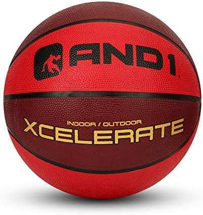 And1 Xcelerate ゴム製バスケットボール Game Ready 公式規定サイズ7 29 5インチ ストリートボール 屋内 屋外 バスケットボールゲーム用 7