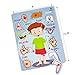 Wooden Peg Puzzle, My Body - Outside - Learning Educational Pegged Puzzle for Toddler & Kids (10 pcs) Gleeporte