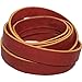 TOFL Genuine Top-Grain Leather Strap | 72 Inches Long | 5/8 Inch Wide | 1/8 Inch Thick (7-8 oz) | 1 Leather Strip for DIY Arts & Craft Projects, Clothing, Jewelry, Wrapping | Burgundy