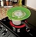 Astra shop Silicone Splatter Screen Splash Guard Boil Over Spill Stopper Preventer and Universal Kitchen Cooking Lid and Cover for Crockpots Frying Pans Pots Mixing Bowls - Size 10 inch Green