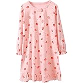 Little Hand Girls Nightie Dress Crewneck Long Sleeve Mermaid CuteDresses for Toddler Clothes 3-9 Years