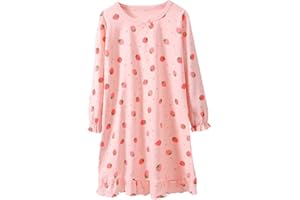 Little Hand Girls Nightie Dress Crewneck Long Sleeve Mermaid CuteDresses for Toddler Clothes 3-9 Years