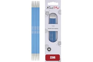 KnitPro Zing Double Pointed Needles 6" (15cm) | US Size 6 (4mm)