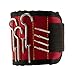 KHTONE Magnetic Wristband, UPGRADED 5Embedded Super Powerful Magnets, Holds Small Metal Tools for DIY Hand Man and Carpenter (Red)