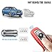 QBUC Key Fob Cover Protective Case, Soft TPU Anti-dust Protection Key Case Shell Keyless Remote Control Smart Car Key Protector for 1/2/3/4/5/6/7 Series and X3 X4 M2 M3 M4 M5 M6(Red)