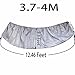 MAYMII Silver Kayak Cover for 2.7-3M (7.8-9ft) Kayak/Fishing Boat/Boat/Canoe, Universal Use,Professional UV Block, Waterproof, Sunblock, Storage, Dust Cover Shield Protector
