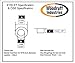 Woodruff Industries 600 Pieces (150 of each color: BLACK, COPPER, GOLD, SILVER) Metal Eyelets Nickel Plated Iron Metal 5 mm Hole Multi Grommet Tool Kit Clothes and Leather Grommets for Arts Crafts Scr