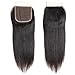 LONG YAO Brazilian Straight Virgin Hair 3 Bundles With Free Part Lace Closure 7A 100% Unprocessed Remy Human Hair Extensions Natural Color
