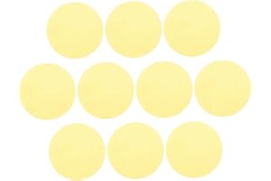 HONMEET 10pcs Color-Changing Gel Filters for LED Tubes Spotlights Self-Adhesive Yellow Light Correction Film