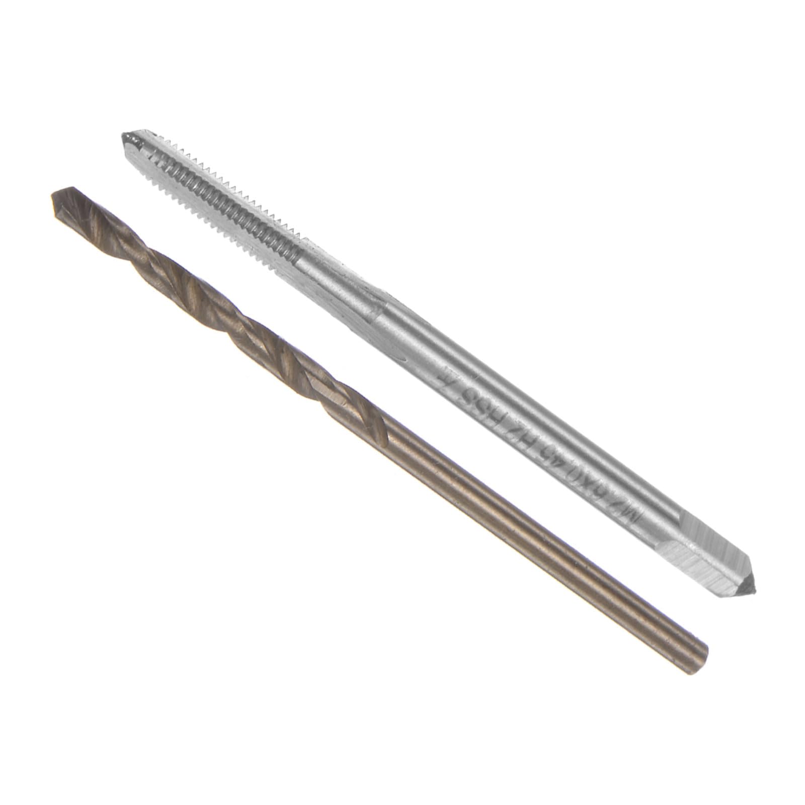 CoCud Tap and Drill Bit Set, M2.6 x 0.45 Tap Thread 2.1mm Drill Diameter, Left Hand Metric Machine Screw Tap & Twist Drill Bit Tool Kit - (Applications: for Threading Tapping), 1-Set