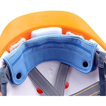 2 Pieces Washable Snap On Hard Hat Sweatband Liner/Sweat Absorber (2pcs, Blue)