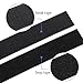 Hook and Loop Tape-Roll Self Adhesive Tape Strips Sticky Back Fastener, 1In x 41Feet