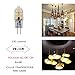 Dayker 2W G4 LED Bi Pin Bulb Jc Type G4 Base Lightbulb AC/DC 12V Warm White for Under Counter Lighting, Puck Lighting, Ceiling Lighting(10 Pack)