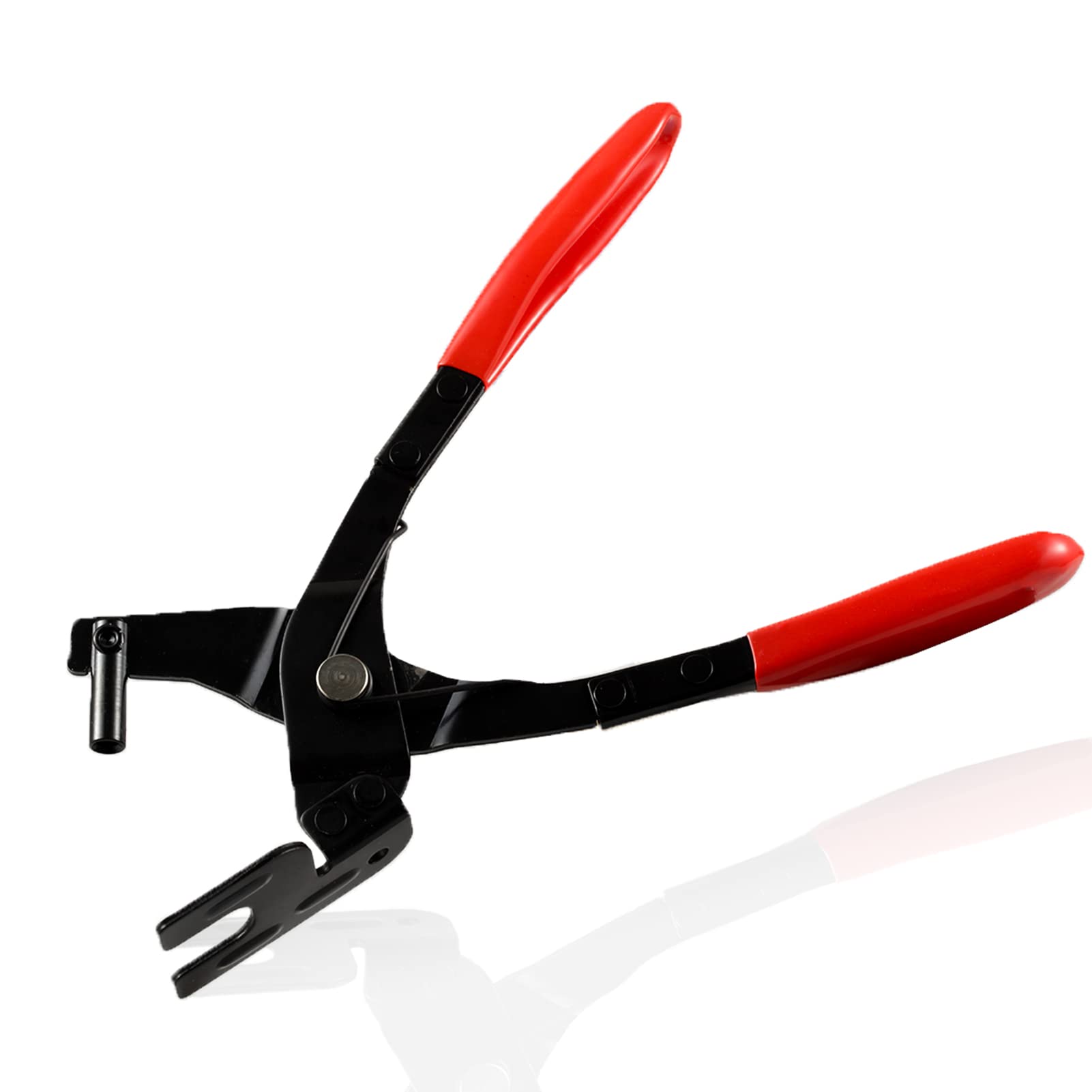 LEONTOOL 10 Inches Exhaust Hanger Removal Pliers Exhaust Pliers for Rubber Bracket and Exhaust Hanger Separation Exhaust Hanger Tool with 25-Degree Offset Handle for Access in Hard-to-Reach Places