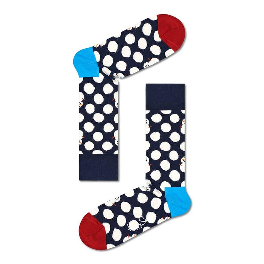 Happy Socks Big Dot Snowman Sock