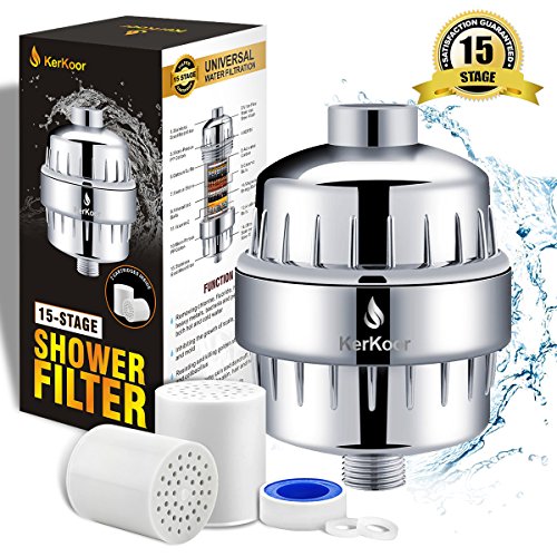 Buy Shower Water Filter Showerhead Filter 15Stage Filters Chlorine