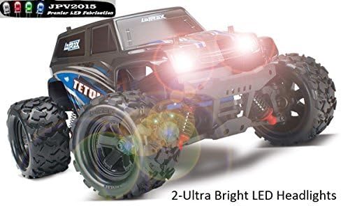Genuine JPV2015 Product - Traxxas Teton LED Light Kit - 4 LEDs - Premium Quality - Handmade in USA exclusively by JPV2015 ... by JPV2015