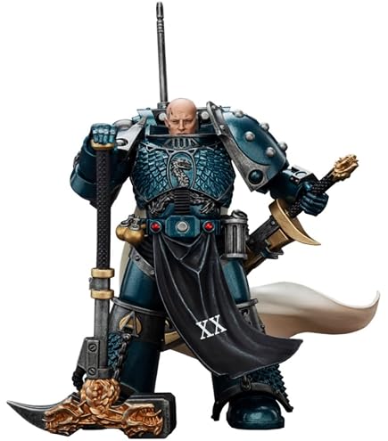JOYTOY Warhammer 40k – Alpharius Primarca De La Legión XX – Figura De Acción 1/18 – Alta Articulación Y Armas Icónicas – Coleccionable Oficial