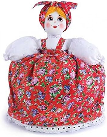 Dunyasha Russian Traditional Doll-warmer on the Kettle /Teapot Tea Cozy