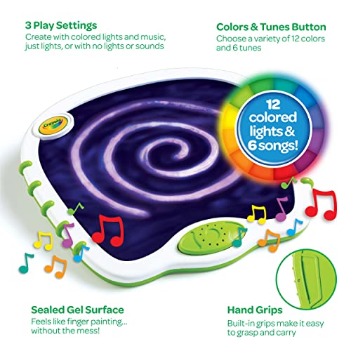 Crayola Toddler Touch Lights, Musical Doodle Board, Sensory Toys for