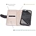 TrueColor Wallet Case Compatible with iPhone 6s Plus Wallet Case, Studded Wristlet with Removable Magnetic Hybrid Case + 2 Changeable Wrist and Cross Body Straps Clutch Purse Clubbing Cover + Stand