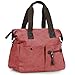 BMC Womens Textured Canvas Multi Pocket Shoulder Tote Fashion Handbag