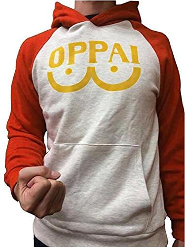 Huazhe Unisex Hot Sale Saitama Oppai Cotton Hoodie Sweatshirt Cosplay Costume Hooded Jacket (S, As Picture)
