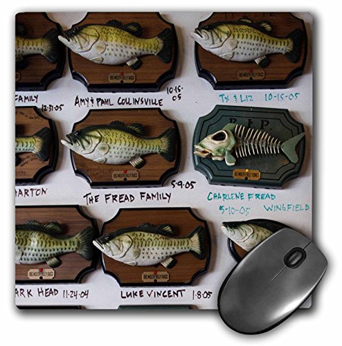 Danita Delimont - Walter Bibikow - Restaurants - USA, Arkansas, Little Rock, Flying Fish seafood restaurant. - MousePad (mp_192236_1)