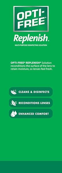 OPTI-FREE REPLENISH MULTI-PURPOSE DISINFECTING SOLUTION WITH LENS CASE, 10 FL OZ