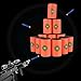 Yosoo Large Size EVA Target Soft Targets Foam Toy Gun Shoot for Elite Series Blasters Kid Toy Game Gift, 6Pcs