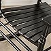 B&Z KD-22B Black Wood Rocking Chairs Adult Patio Carved Vintage Outdoor Indoor
