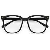 PANNER Oversized Square Blue Light Blocking Glasses for Women Men Anti Glare Reduce Eyestrain Computer Glasses