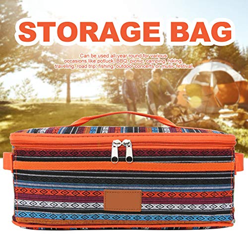 Camping Utensil Storage Bag,Travel Tableware Organizer,Camping Cutlery Bag For Outdoor Cooking