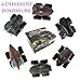 Oiuros Pull Back Dinosaur Cars, Dinosaur Cars Toys with Big Tire Wheel for 3-14 Year Old Boys Girls Creative Gifts, 6-Pack