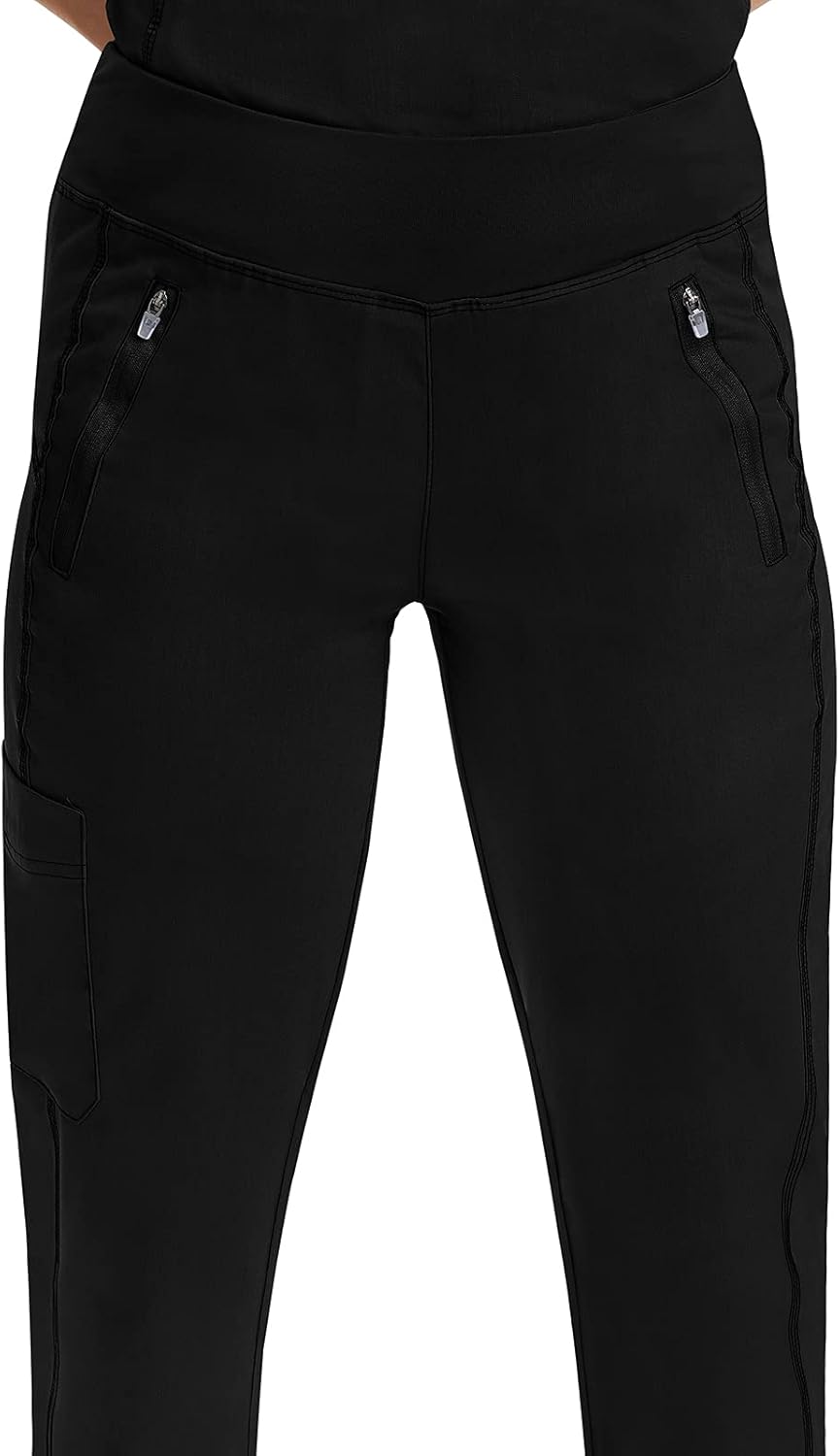 healing hands Purple Label Women's Tara Pant - Six Pocket Jogger Scrub Pant: Clothing