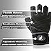 Aoliga Workout Gloves with Wrist Wrap Support for Weightlifting, Training, CrossFit, Fitness.Anti-Slip Breathable Fabric - best Weight Lifting Gym Gloves（Pair）